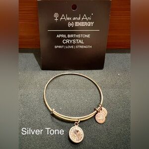 Alex and Ani Gold Tone Bracelet with Charms